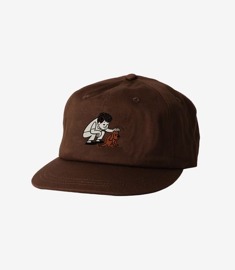 The Loose Company Pet The Puppy Cap Brown