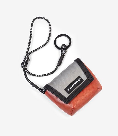 Freitag F213 Mini Messenger Key Holder Orange/Silver