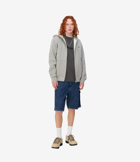 Carhartt WIP Single Knee Short Smith Denim Blue Stone Washed