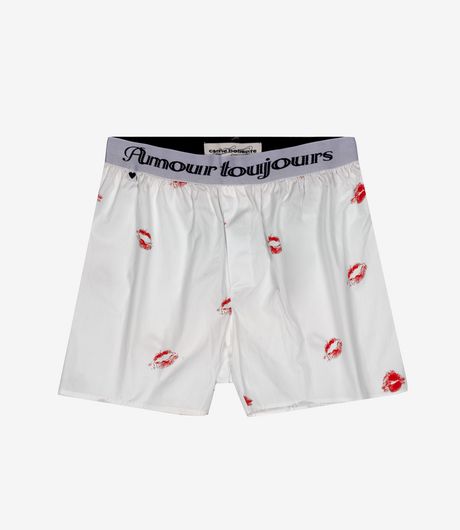 Carne Bollente Read My Lips Underwear White