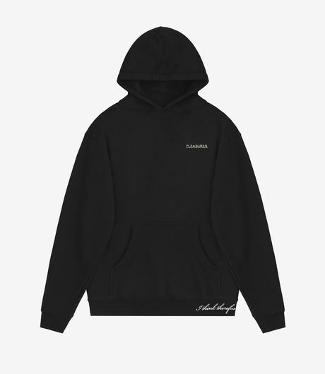Pleasures Discourse Hoodie Black
