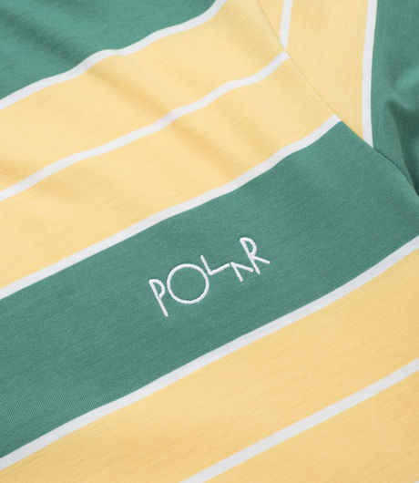Polar Skate Co Dane Tee Palm Green /Pastel Yellow