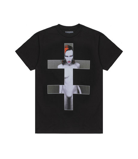 Pleasures x Marilyn Manson Smells T-Shirt Black
