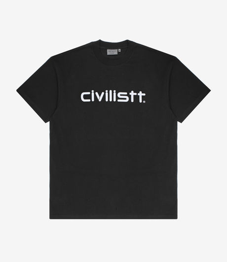 Carhartt WIP x Civilist Script Logo T-Shirt Black/White