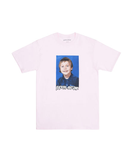Fucking Awesome Elijah Class Photo Tee Pink