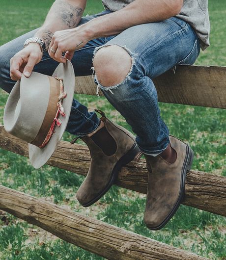 Blundstone 1306 Chelsea Boots Dress Rustic Brown