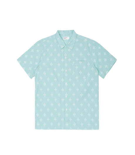 Universal Works Road Shirt Venice Shirting Sky Blue