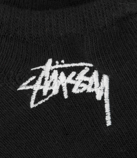 Stussy Small Stock No Show Socks Black