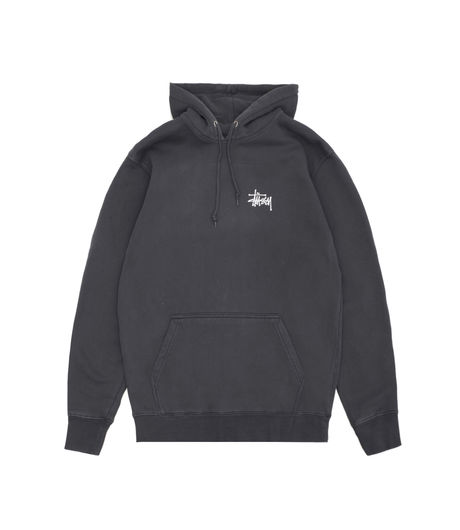 Stussy Basic Pig. Dyed Hood Black
