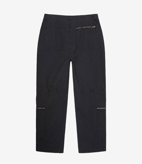 Stussy Flight Pant Ripstop Pig. Dyed Black