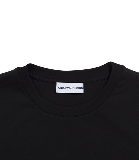 Gosha Rubchinskiy Cotton T-Shirt "Oversized Printed Version 1" Black