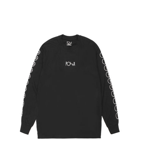 Polar Skate Co Racing Longsleeve Tee Black