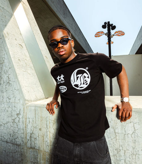 Lost Boys Archives Logo Mania Tee Black