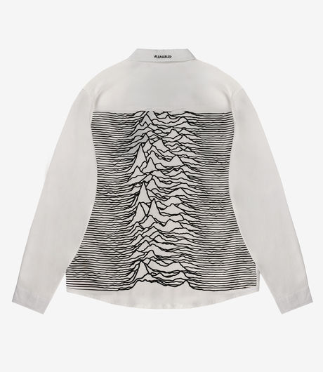 Pleasures x Joy Division Nothing Button Down Shirt White