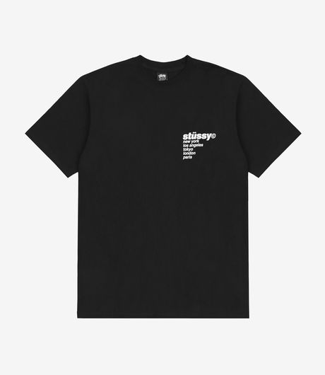 Stussy Strawberry Tee Black