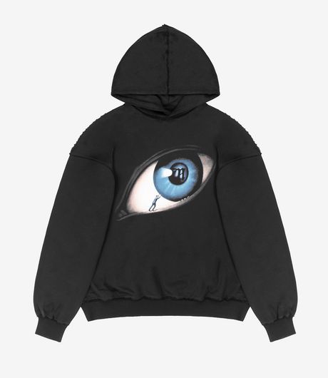 MISBHV Eye Print Hoodie Black