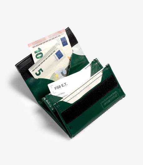 Freitag F50 E.T. Small Wallet Green/White 2