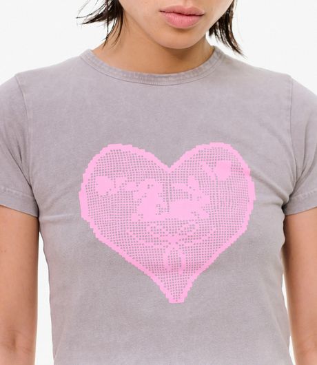 Carne Bollente Lapins & Lace T-Shirt Grey