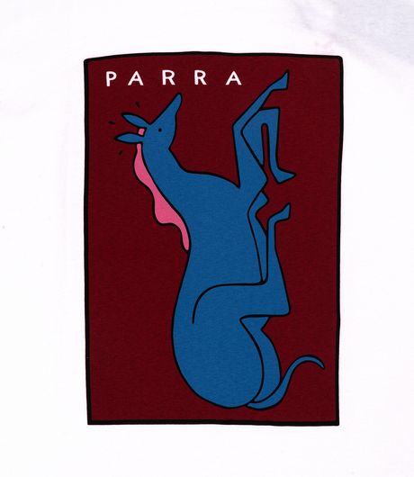 by Parra Vertical Horse T-Shirt White