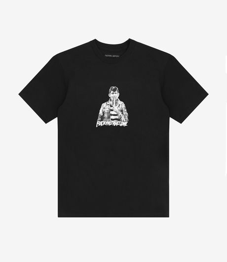 Fucking Awesome Knife Tongue Tee Black