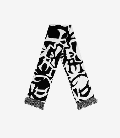 Wasted Paris Bury Scarf Back/White