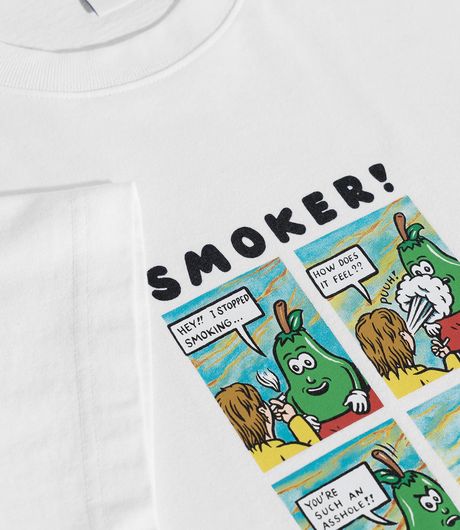 Polar Skate Co Smoker! Tee White 