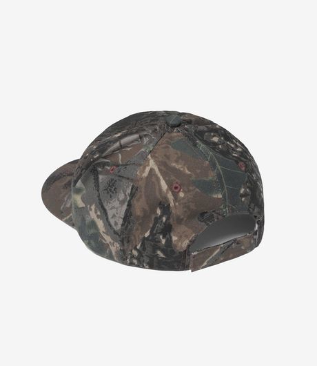 Metalwood Studio Metal Logo 5 Panel Hat Real Leaf Camo