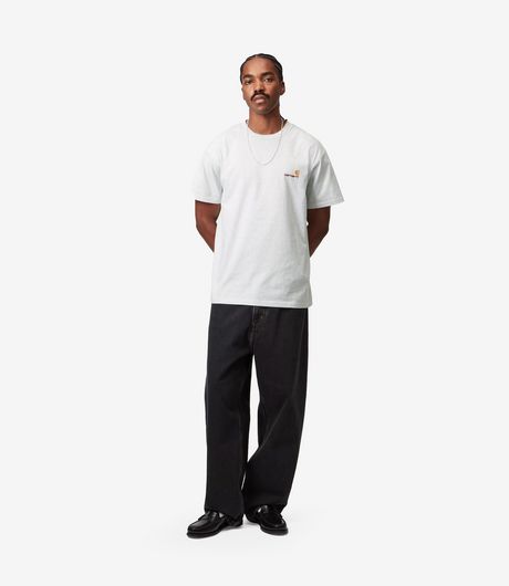 Carhartt WIP S/S American Script T-Shirt Ash Heather