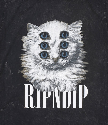Ripndip Triplet Tee Black Mineral Wash