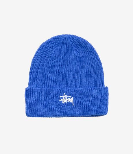 Stussy Basic Cuff Beanie True Blue