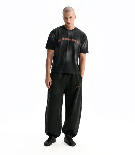 MISBHV Faded Black Baggy Sweatpants Black