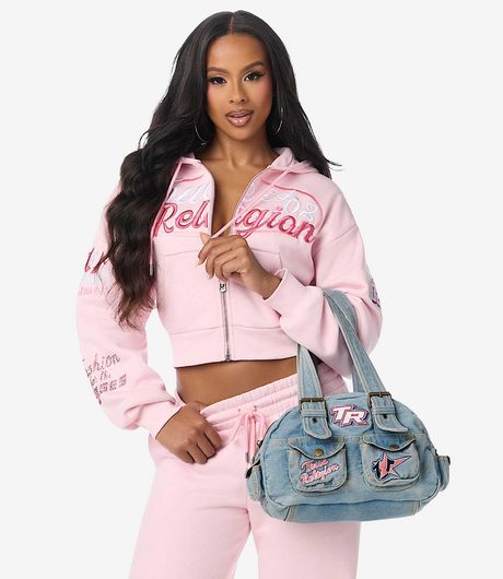 True Religion TR Star HS Handbag Light Wash