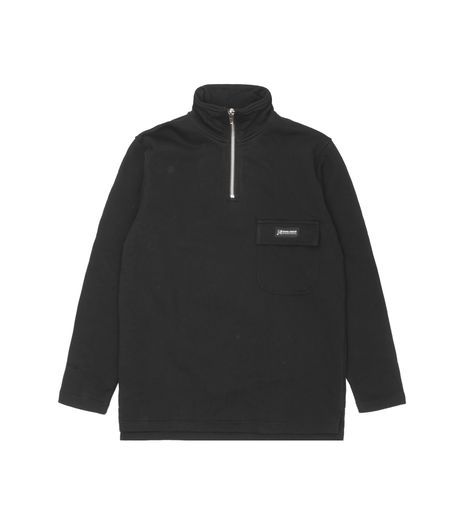 Grind London Reverse Loop Pullover Black