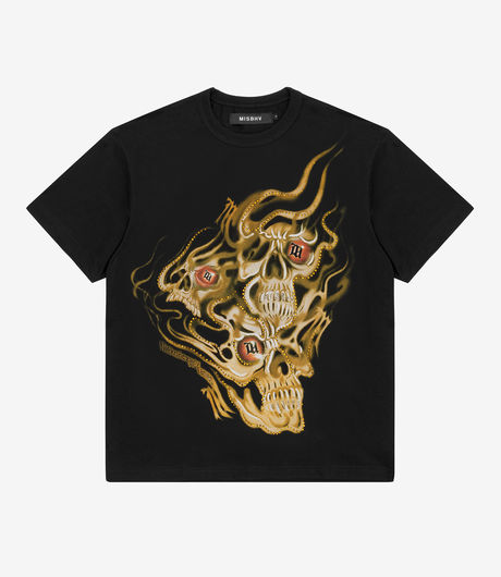 MISBHV Drum Of Death T-Shirt Black/Orange 