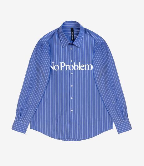 No Problemo LS Poplin Shirt Navy
