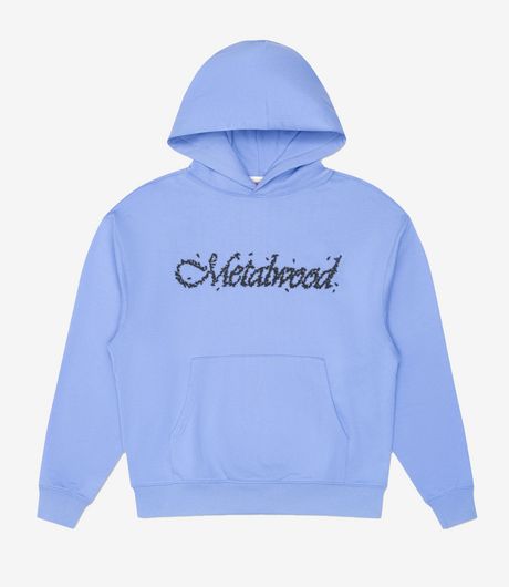 Metalwood Studio Flies Hooded Sweatshirt Lavender