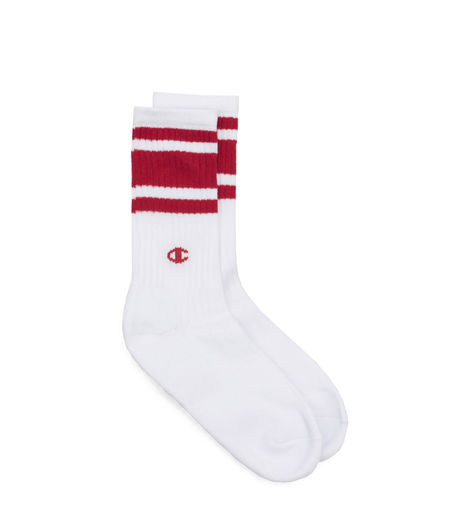 Champion Stripe Socks White/Red
