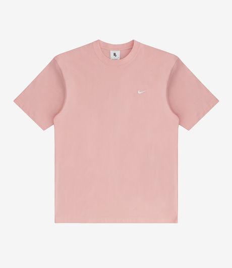 NikeLab Solo Swoosh Tee Washed Bleached Coral
