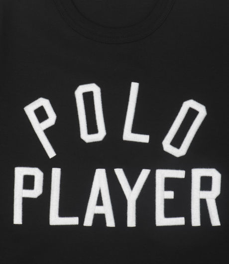 Ralph Lauren Double-Knit Graphic Sweatshirt Black