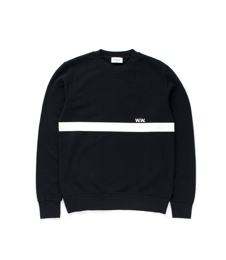 Wood Wood Troy Sweatshirt Black