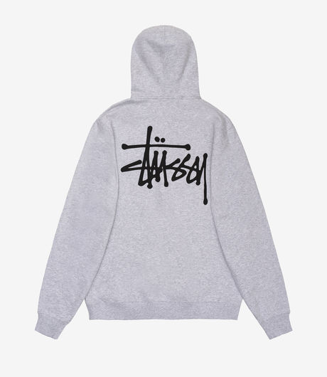 Stussy Basic Hood Ash Heather