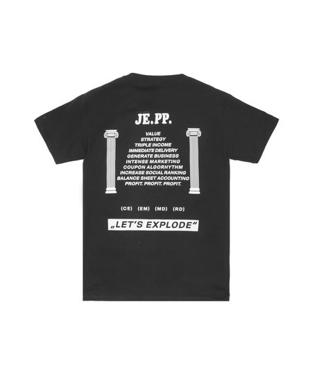 Junior Executive x Public Possession T-Shirt Black