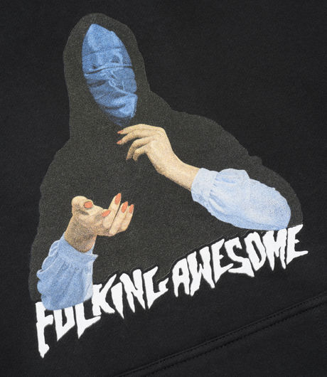 Fucking Awesome Blue Veil Hood Black