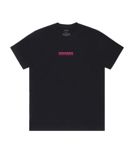 Maharishi Vison Print T-Shirt Chip Organic Black