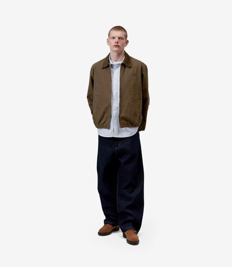 Carhartt WIP Madison Ripstop Jacket Columbia Ripstop Dark Beech/Black Garment Dyed