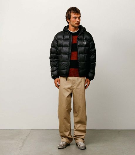 Stussy Midweight Hooded Puffer Black