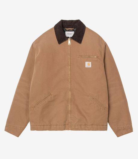 Carhartt WIP OG Detroit Jacket Dearborn Canvas H Brown/Tobacco Stone Canvas