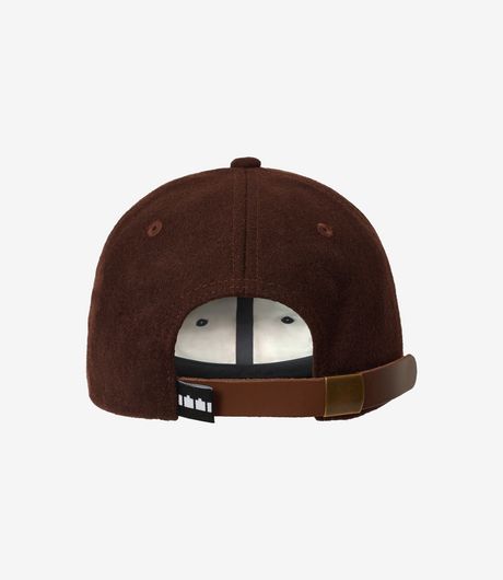 The Trilogy Tapes Hare Wool Ball Cap Nut Brown