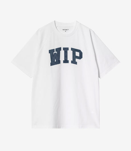 Carhartt WIP S/S WIP T-Shirt White/Dusky Blue