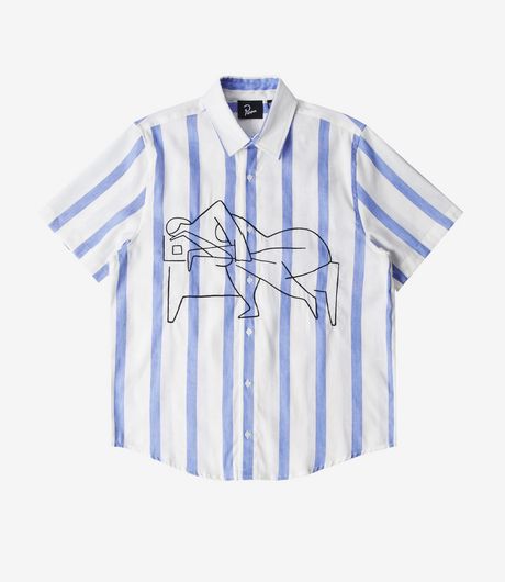by Parra Sleep Now Short Sleeve Shirt Blue